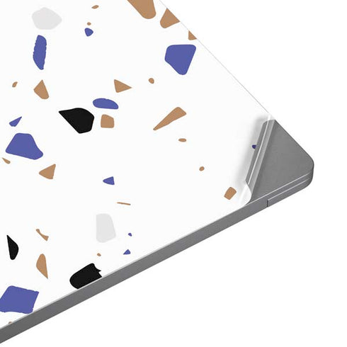 White Terrazzo Universal Laptop 16in (13 x 9.4in) Skin